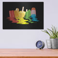'Melted Summer Dreams' by Rachel Caldwell – Metal Wall Art, 16x12 room view