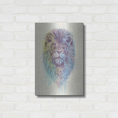 Luxe Metal Art 'Lion King' by Luxe Portfolio, Metal Wall Art,16x24