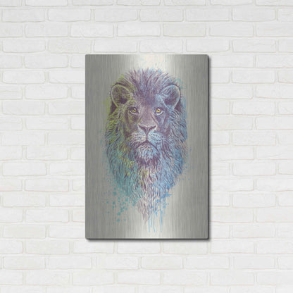 Luxe Metal Art 'Lion King' by Luxe Portfolio, Metal Wall Art,24x36