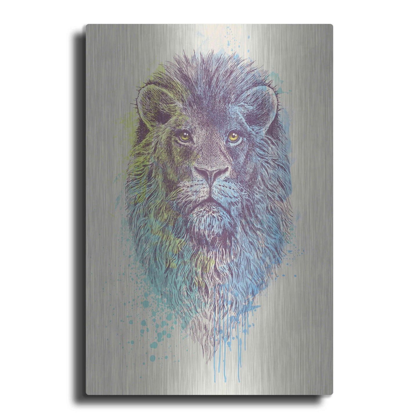 Luxe Metal Art 'Lion King' by Luxe Portfolio, Metal Wall Art