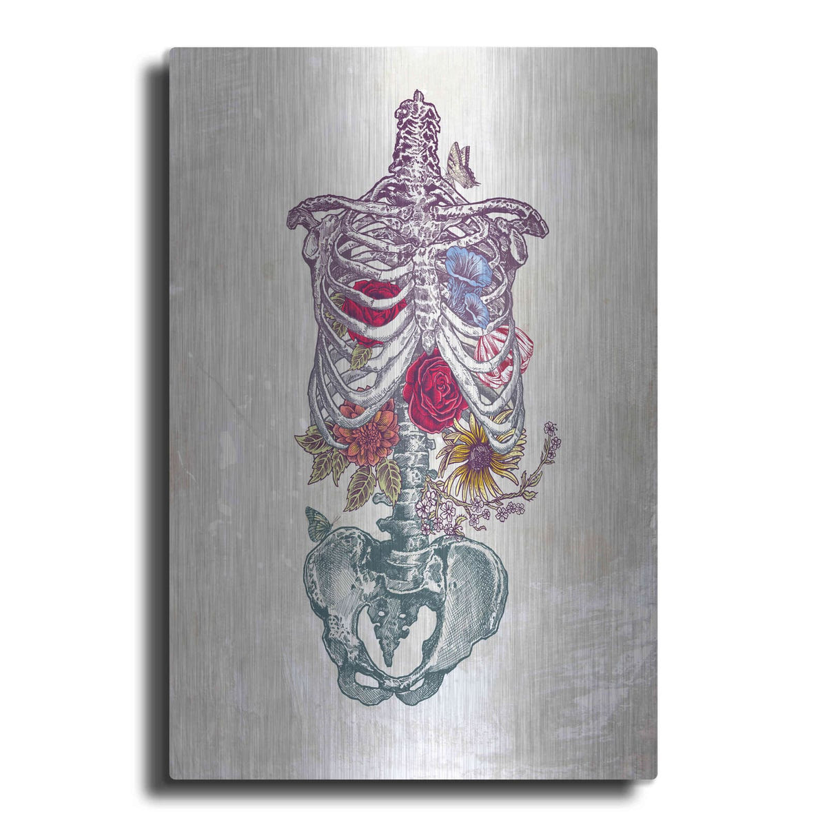 'Flowers From Within' by Rachel Caldwell – Metal Wall Art