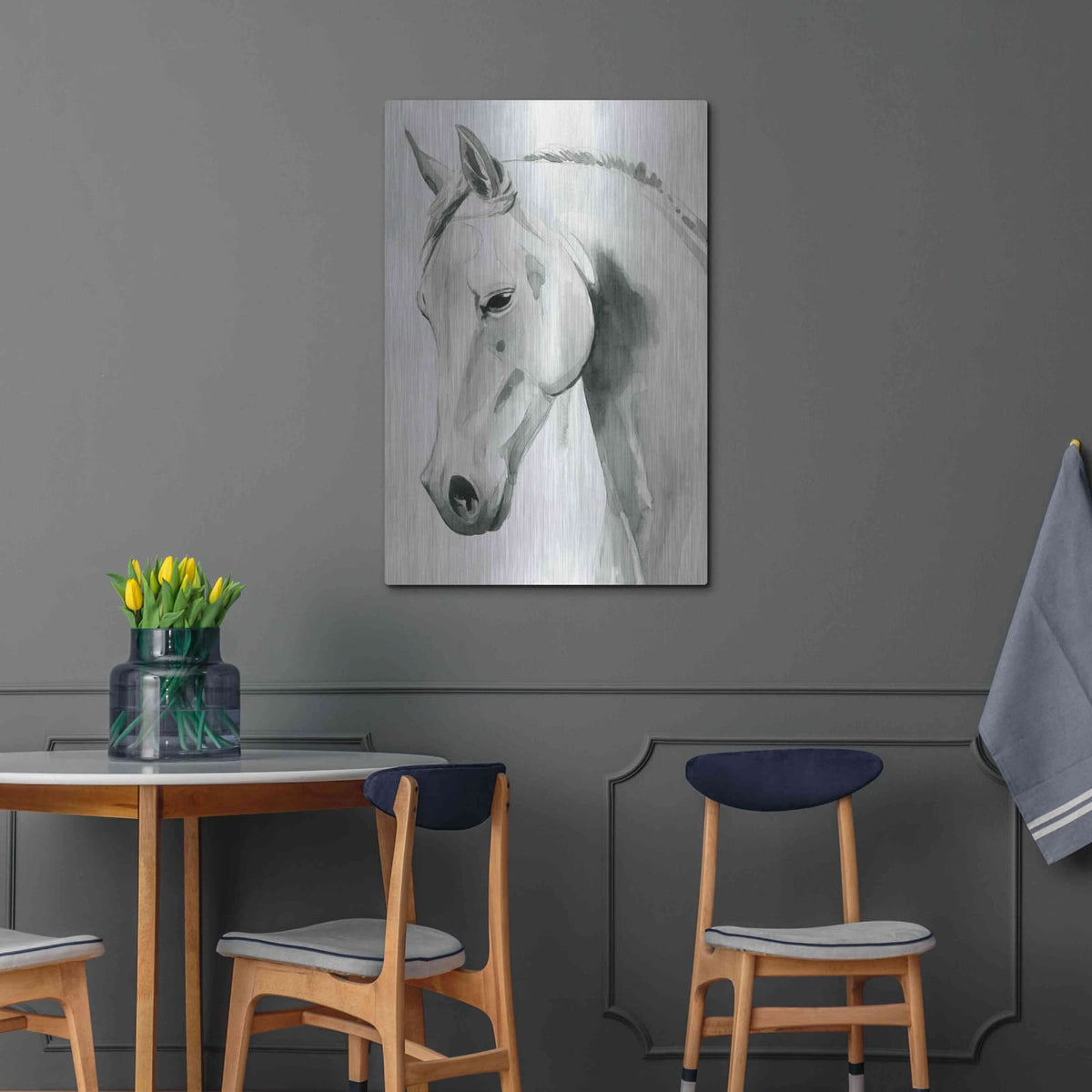 'Horse Whisper I' by Grace Popp – Metal Wall Art, 24x36 room view
