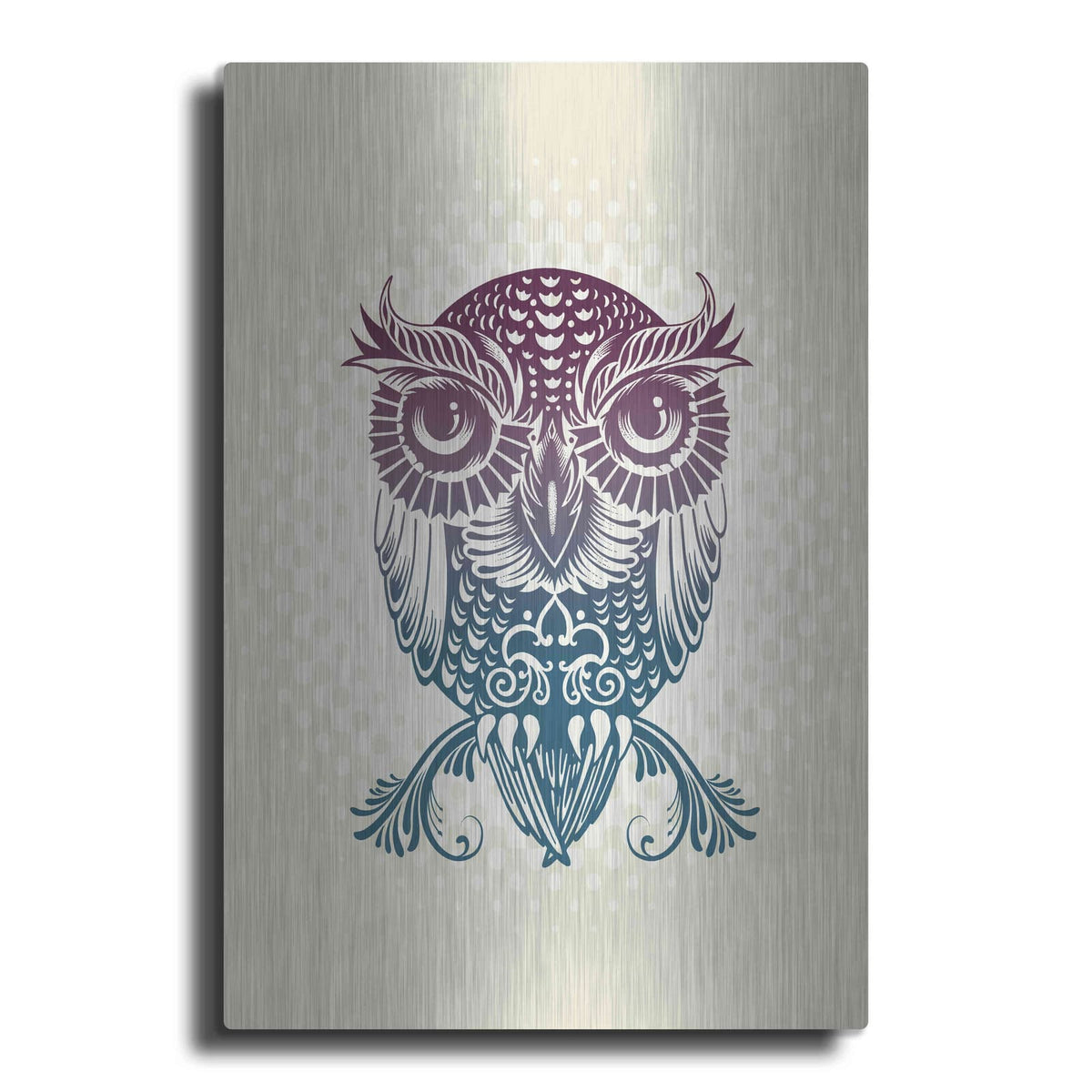 'Baby Egypt Owl' by Rachel Caldwell – Metal Wall Art