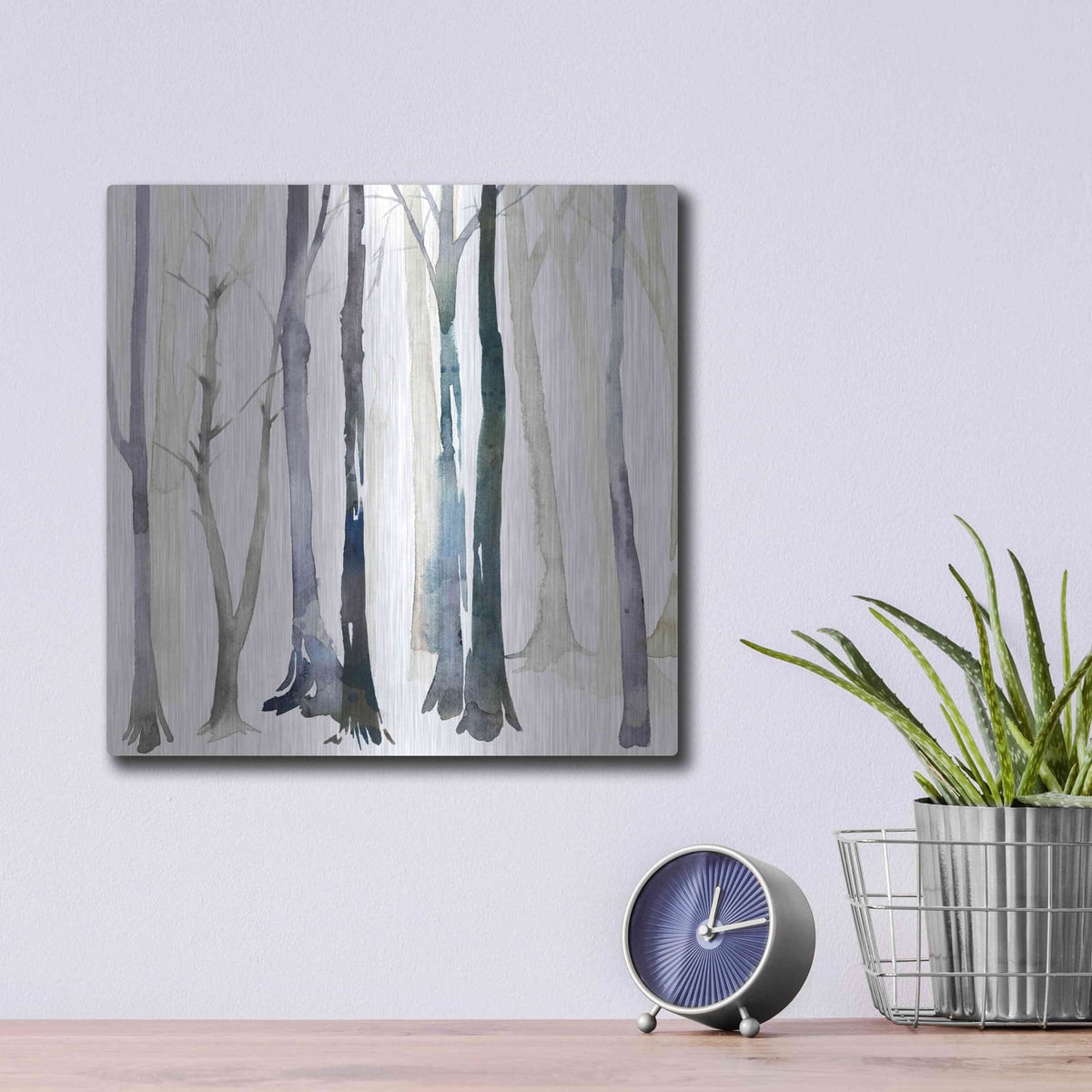 'In the Forest II' by Grace Popp – Metal Wall Art, 12x12 room view