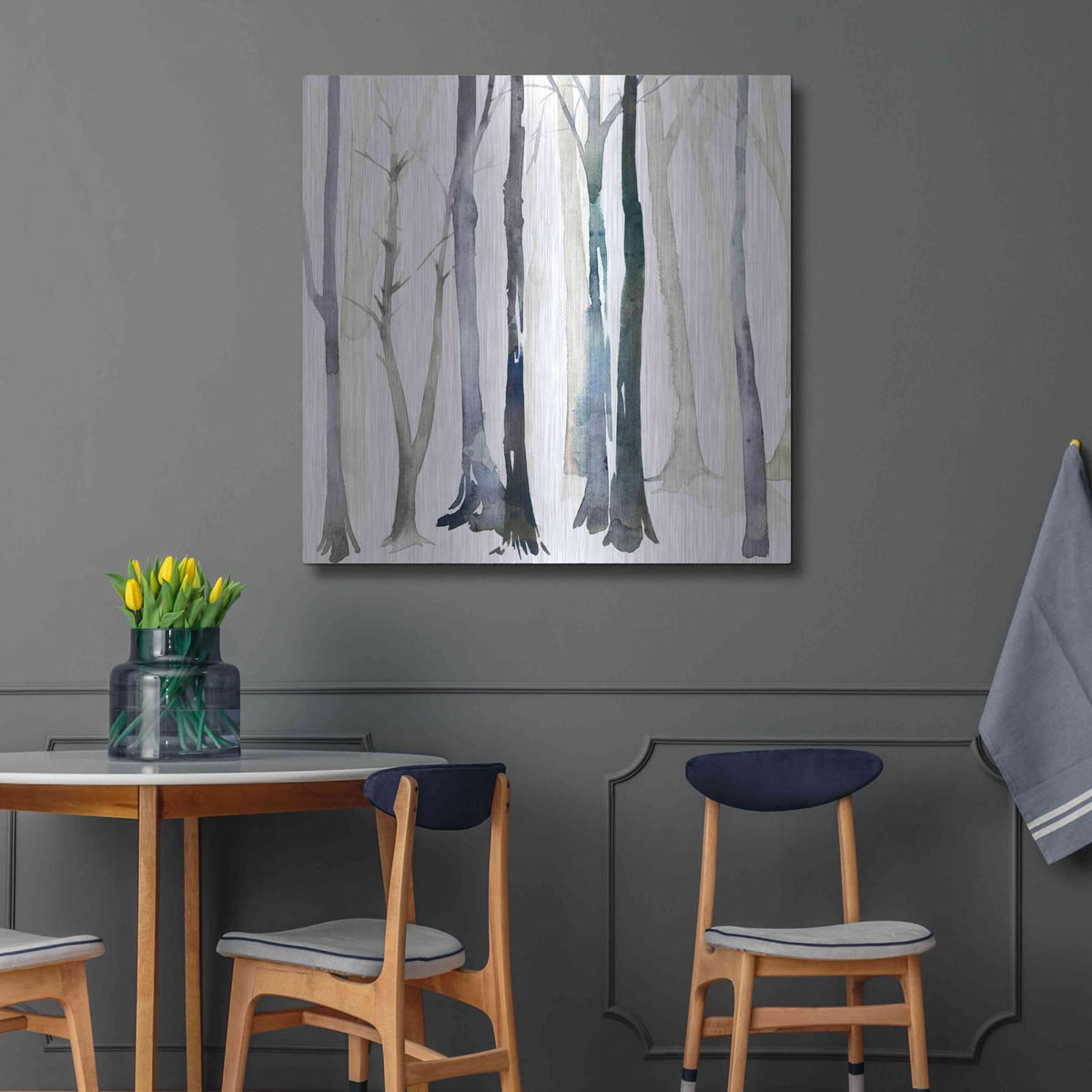 'In the Forest II' by Grace Popp – Metal Wall Art, 36x36 room view
