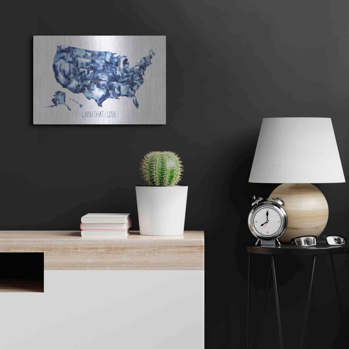 'Land that I Love' by Grace Popp – Metal Wall Art, 24x16 room view