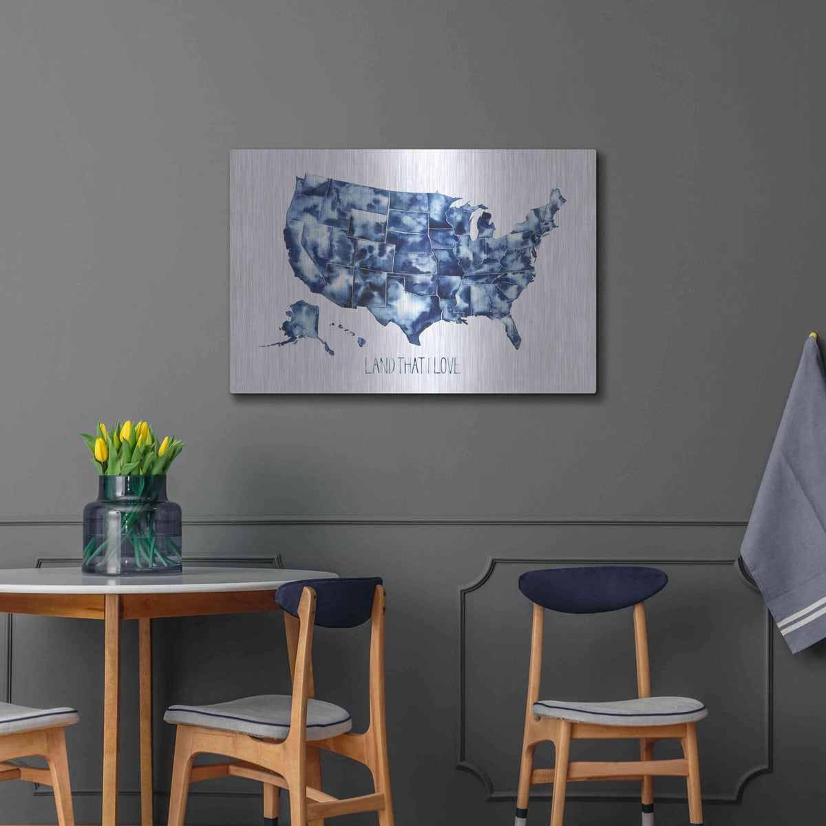 'Land that I Love' by Grace Popp – Metal Wall Art, 36x24 room view