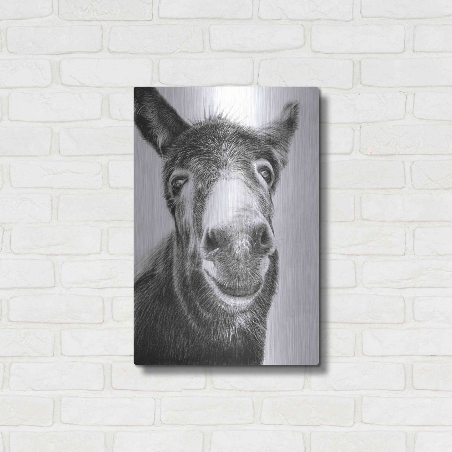 Luxe Metal Art 'Hazel' by Sam Dolman, Metal Wall Art,16x24
