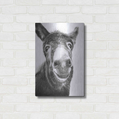 Luxe Metal Art 'Hazel' by Sam Dolman, Metal Wall Art,16x24