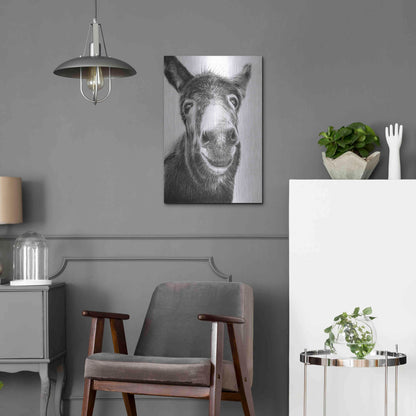 Luxe Metal Art 'Hazel' by Sam Dolman, Metal Wall Art,16x24