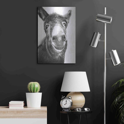 Luxe Metal Art 'Hazel' by Sam Dolman, Metal Wall Art,16x24