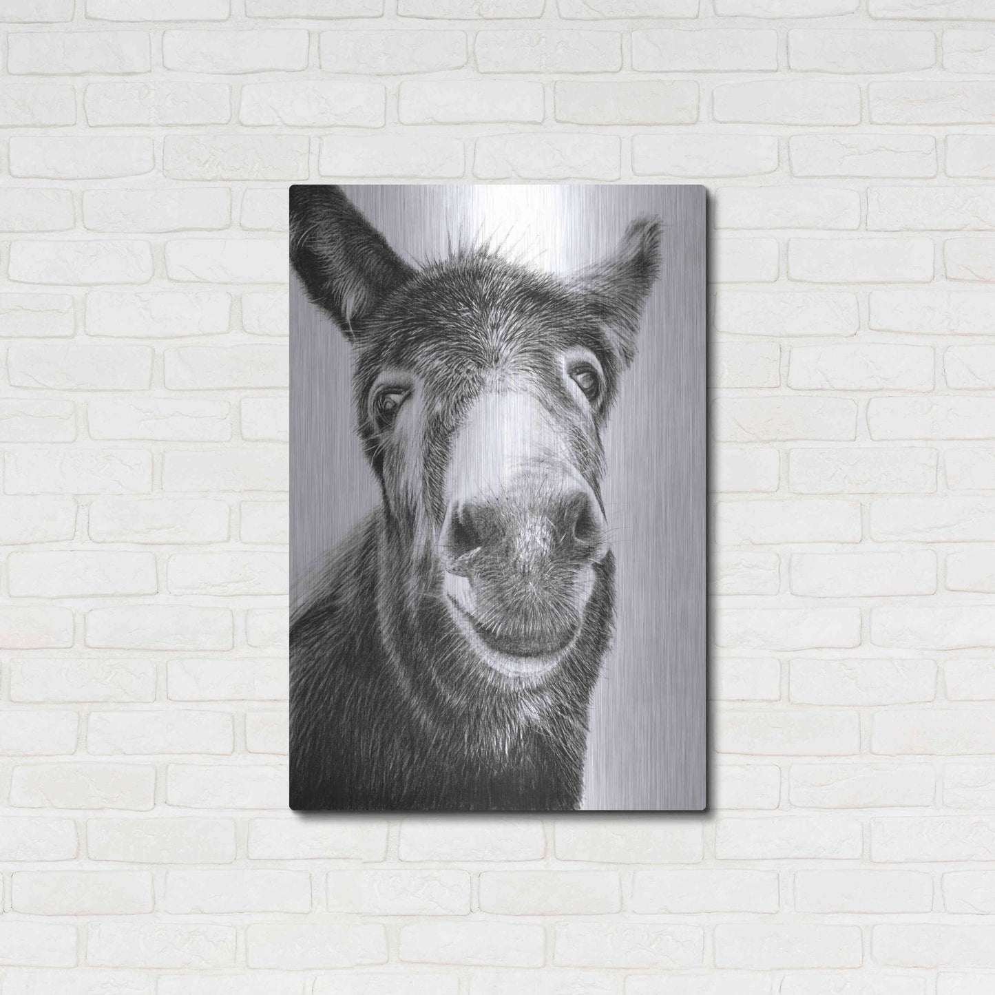 Luxe Metal Art 'Hazel' by Sam Dolman, Metal Wall Art,24x36