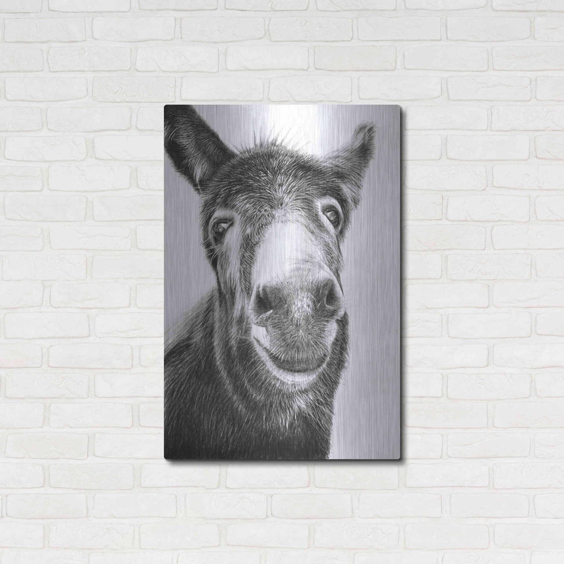 Luxe Metal Art 'Hazel' by Sam Dolman, Metal Wall Art,24x36