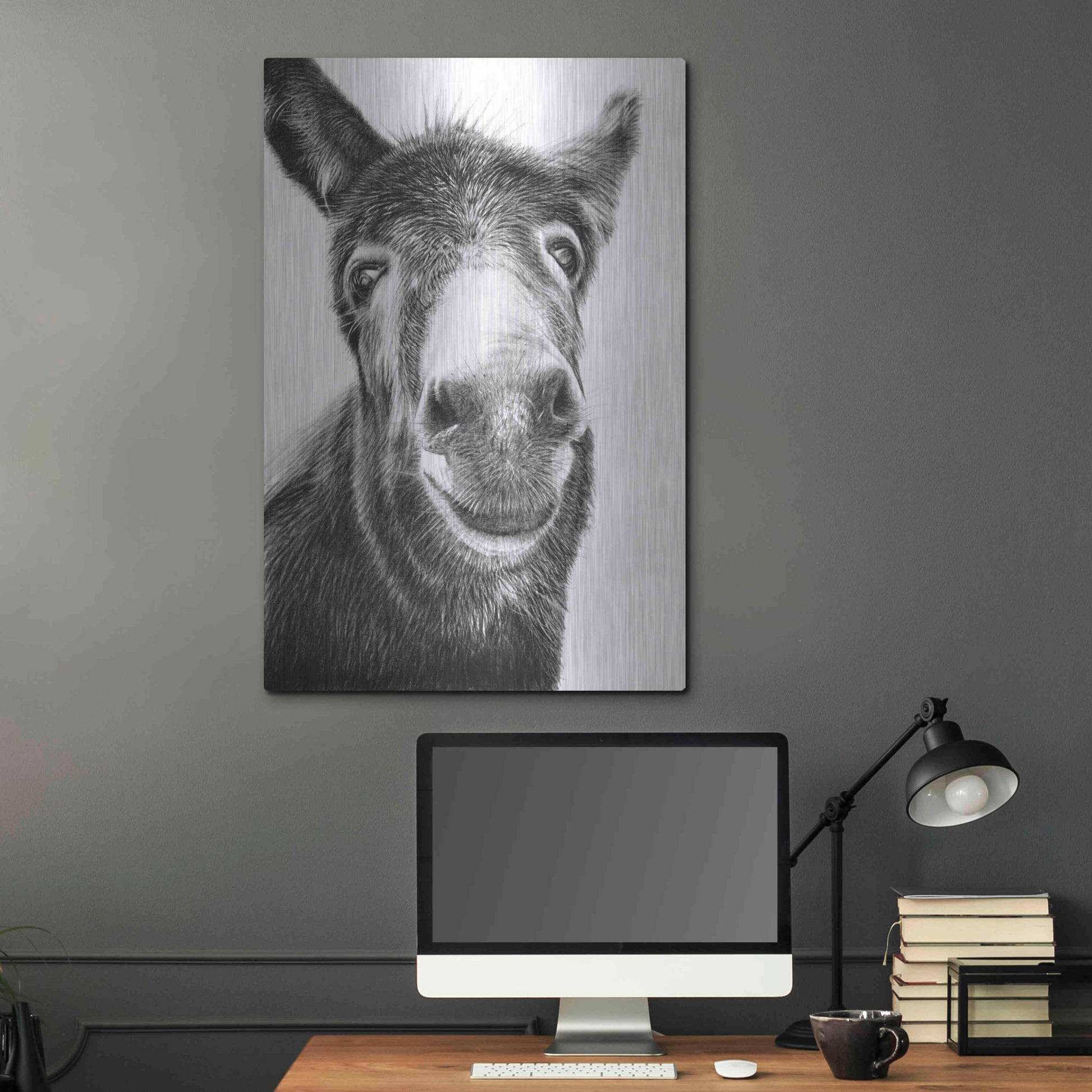 Luxe Metal Art 'Hazel' by Sam Dolman, Metal Wall Art,24x36