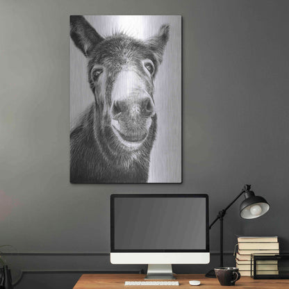 Luxe Metal Art 'Hazel' by Sam Dolman, Metal Wall Art,24x36