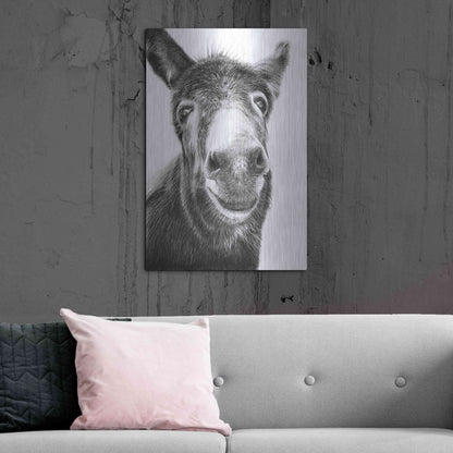 Luxe Metal Art 'Hazel' by Sam Dolman, Metal Wall Art,24x36