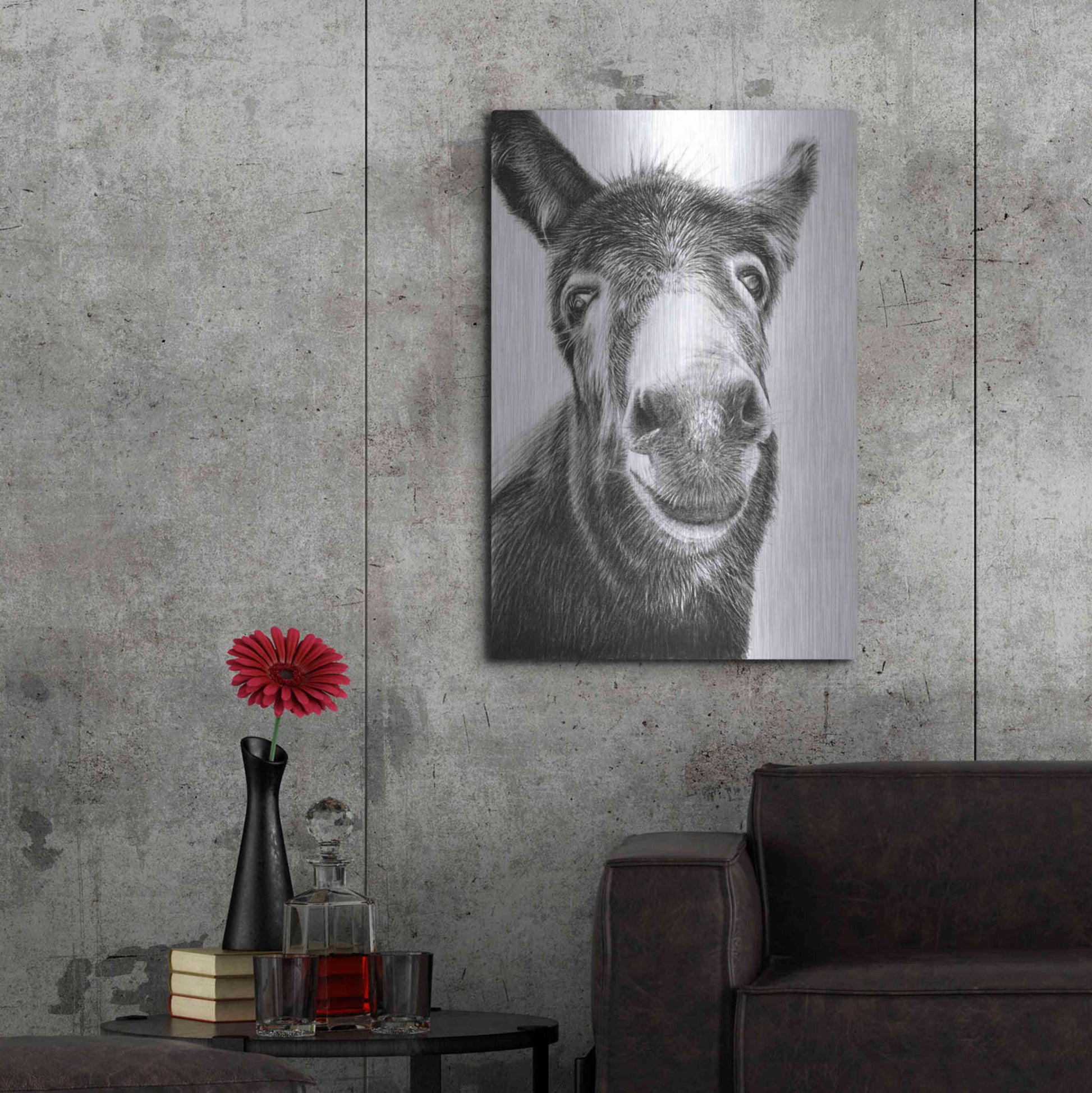 Luxe Metal Art 'Hazel' by Sam Dolman, Metal Wall Art,24x36