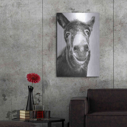 Luxe Metal Art 'Hazel' by Sam Dolman, Metal Wall Art,24x36