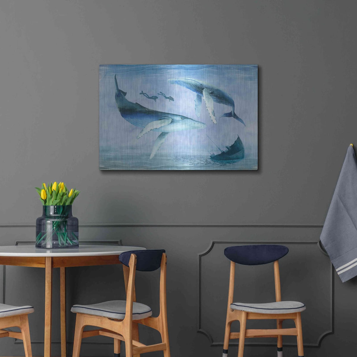 'Ocean Adventure Collection A' by Grace Popp – Metal Wall Art, 36x24 room view