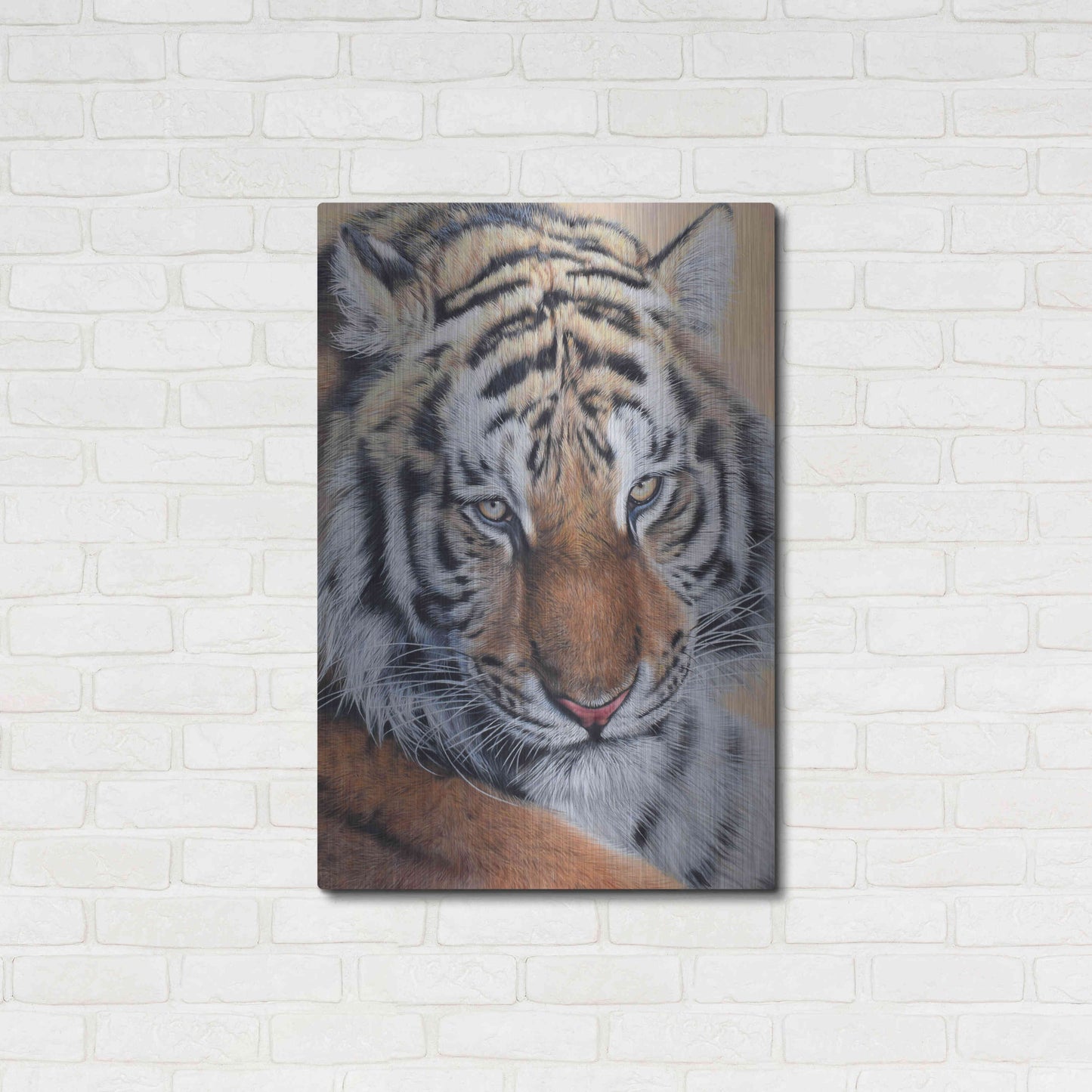 Luxe Metal Art 'Alexei' by Sam Dolman, Metal Wall Art,24x36