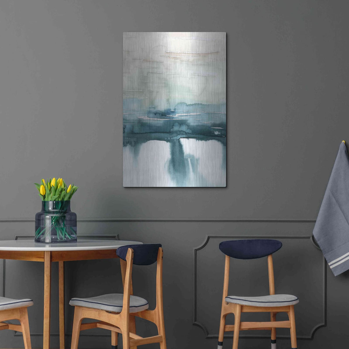 'Organic Cascade II' by Grace Popp – Metal Wall Art, 24x36 room view
