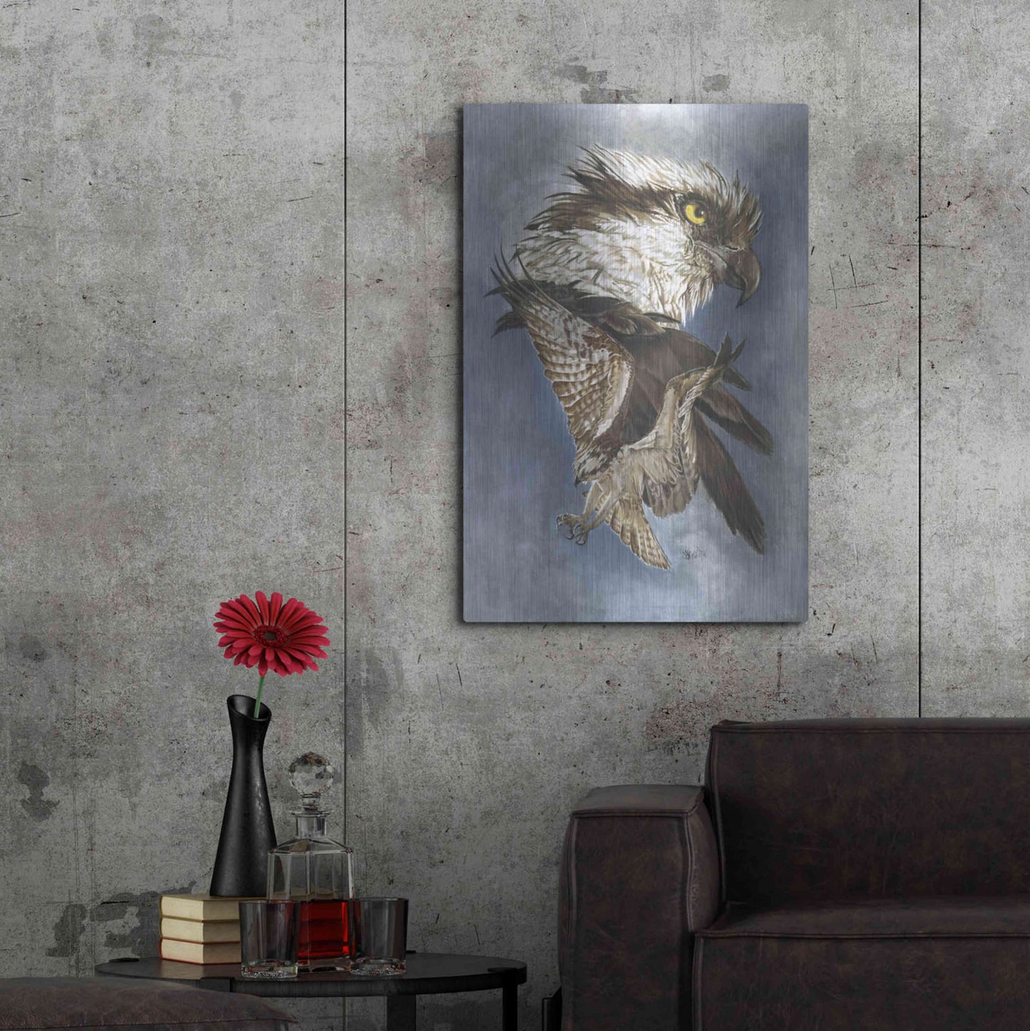 Luxe Metal Art 'Assail' by Barbara Keith, Metal Wall Art,24x36