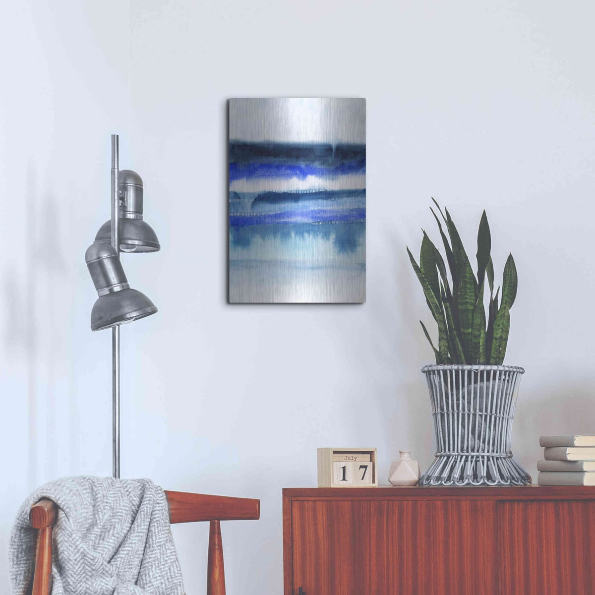 'Shorebreak Abstract II' by Grace Popp – Metal Wall Art, 16x24 room view