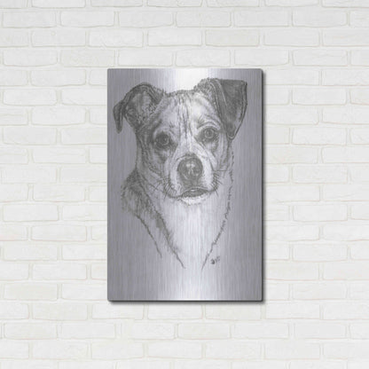 Luxe Metal Art 'Chug' by Barbara Keith, Metal Wall Art,24x36