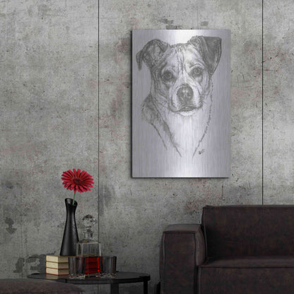 Luxe Metal Art 'Chug' by Barbara Keith, Metal Wall Art,24x36