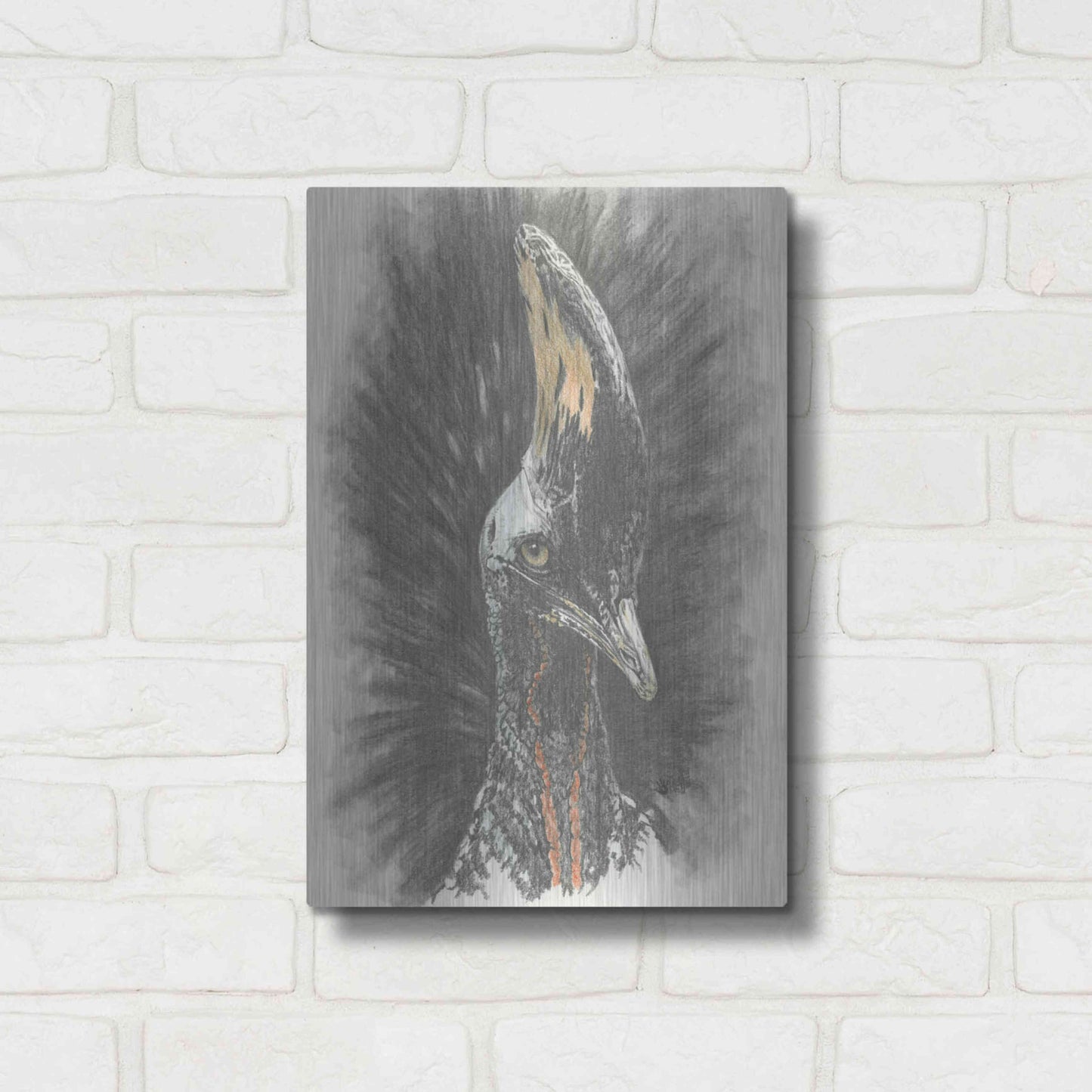 Luxe Metal Art 'Marvelous, Simply Marvelous' by Barbara Keith, Metal Wall Art,12x16