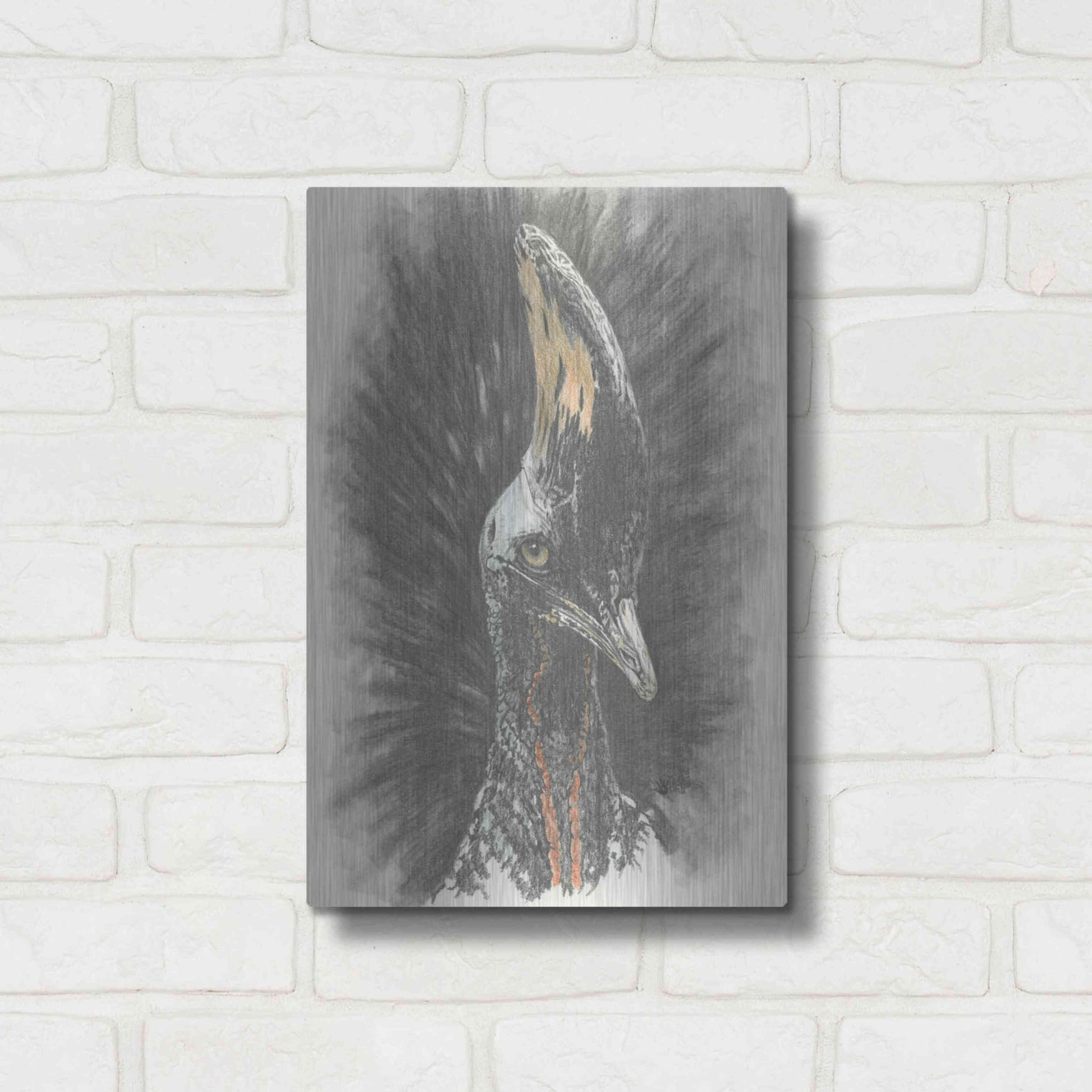 Luxe Metal Art 'Marvelous, Simply Marvelous' by Barbara Keith, Metal Wall Art,12x16