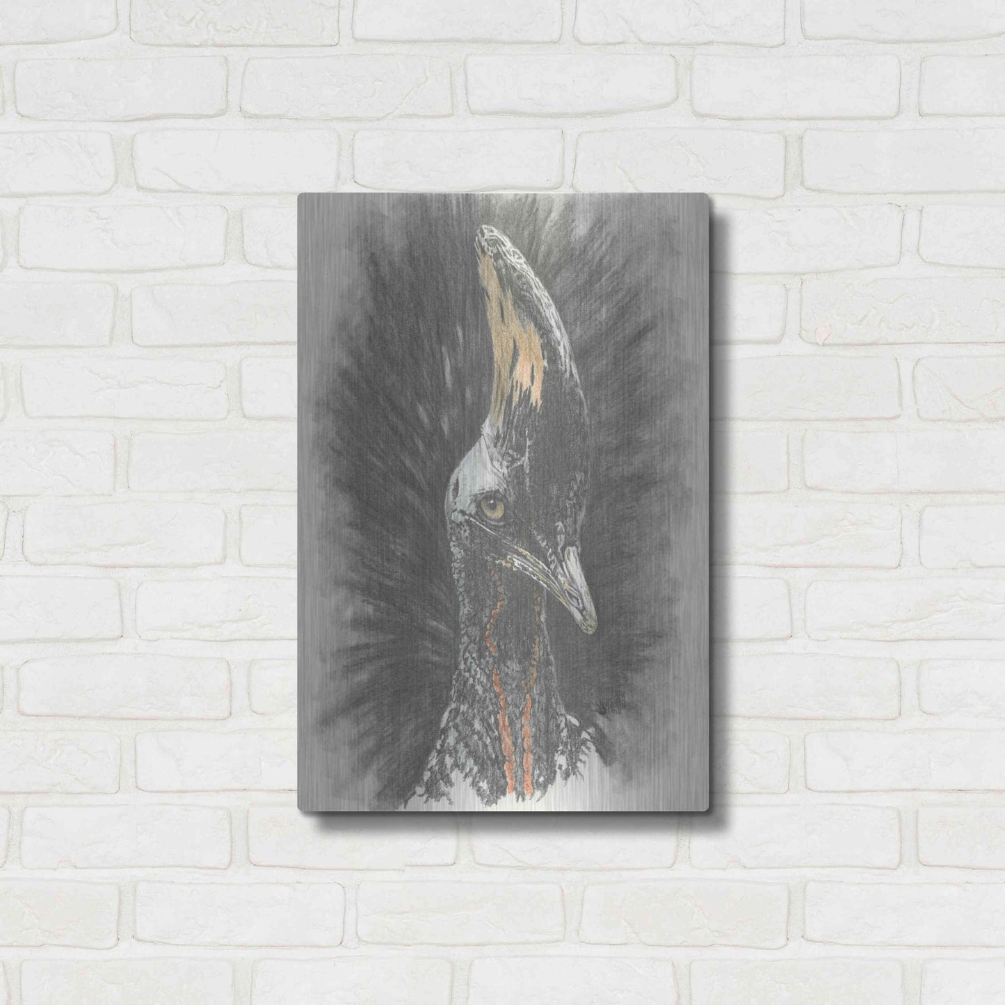 Luxe Metal Art 'Marvelous, Simply Marvelous' by Barbara Keith, Metal Wall Art,16x24