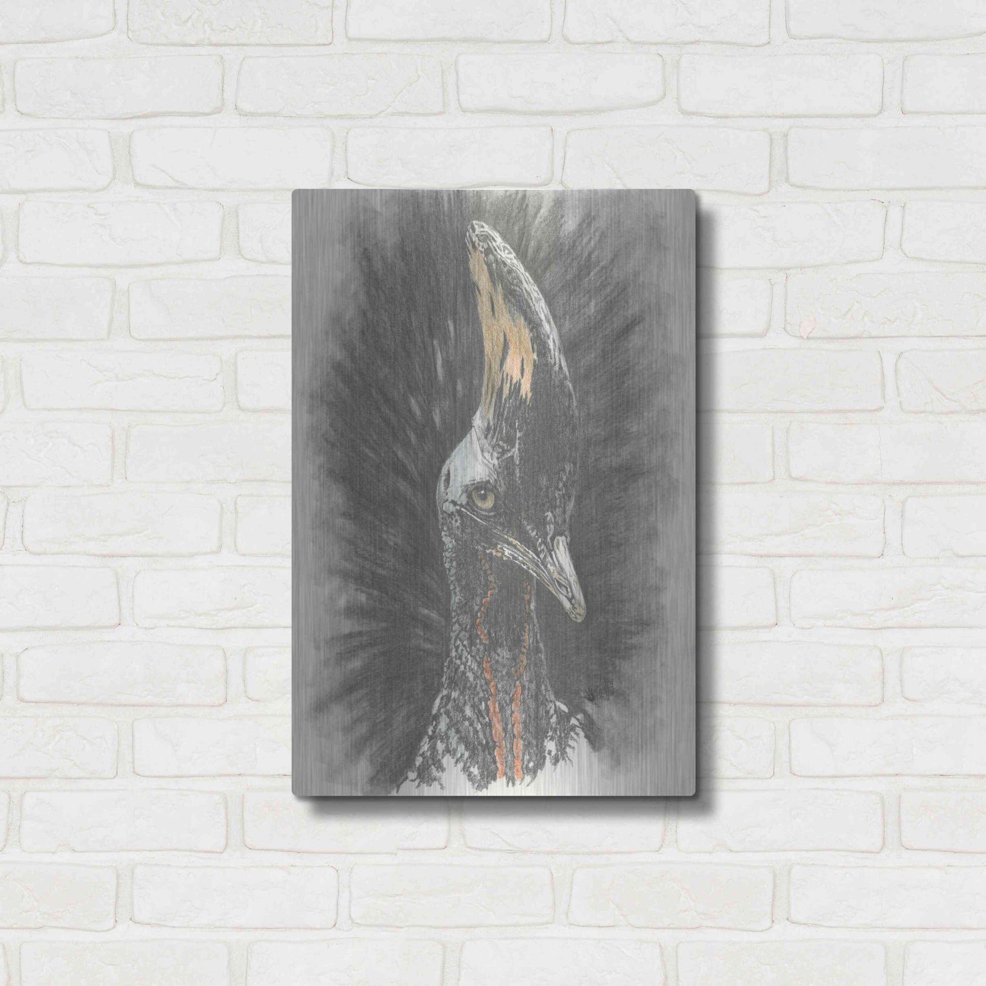 Luxe Metal Art 'Marvelous, Simply Marvelous' by Barbara Keith, Metal Wall Art,16x24