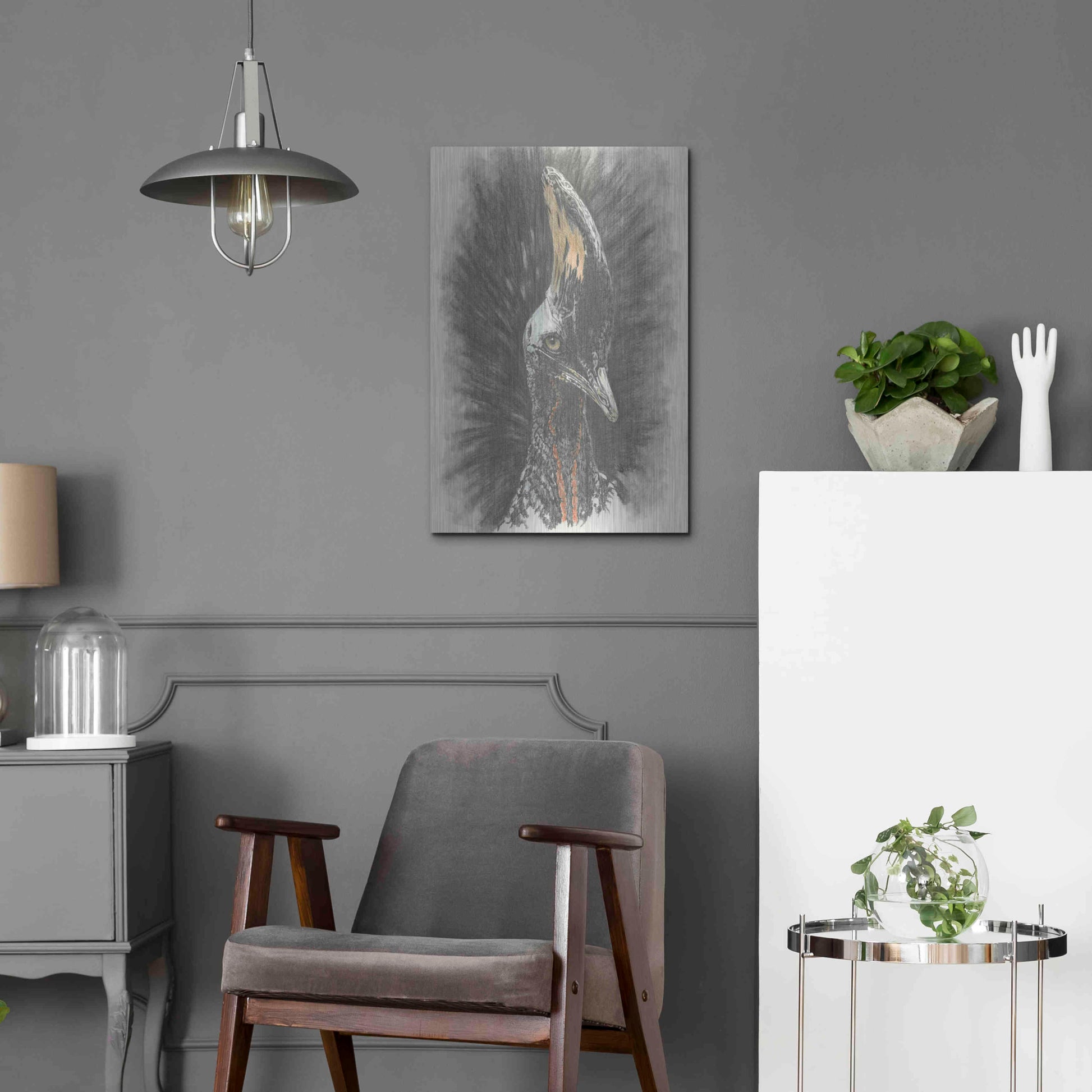 Luxe Metal Art 'Marvelous, Simply Marvelous' by Barbara Keith, Metal Wall Art,16x24