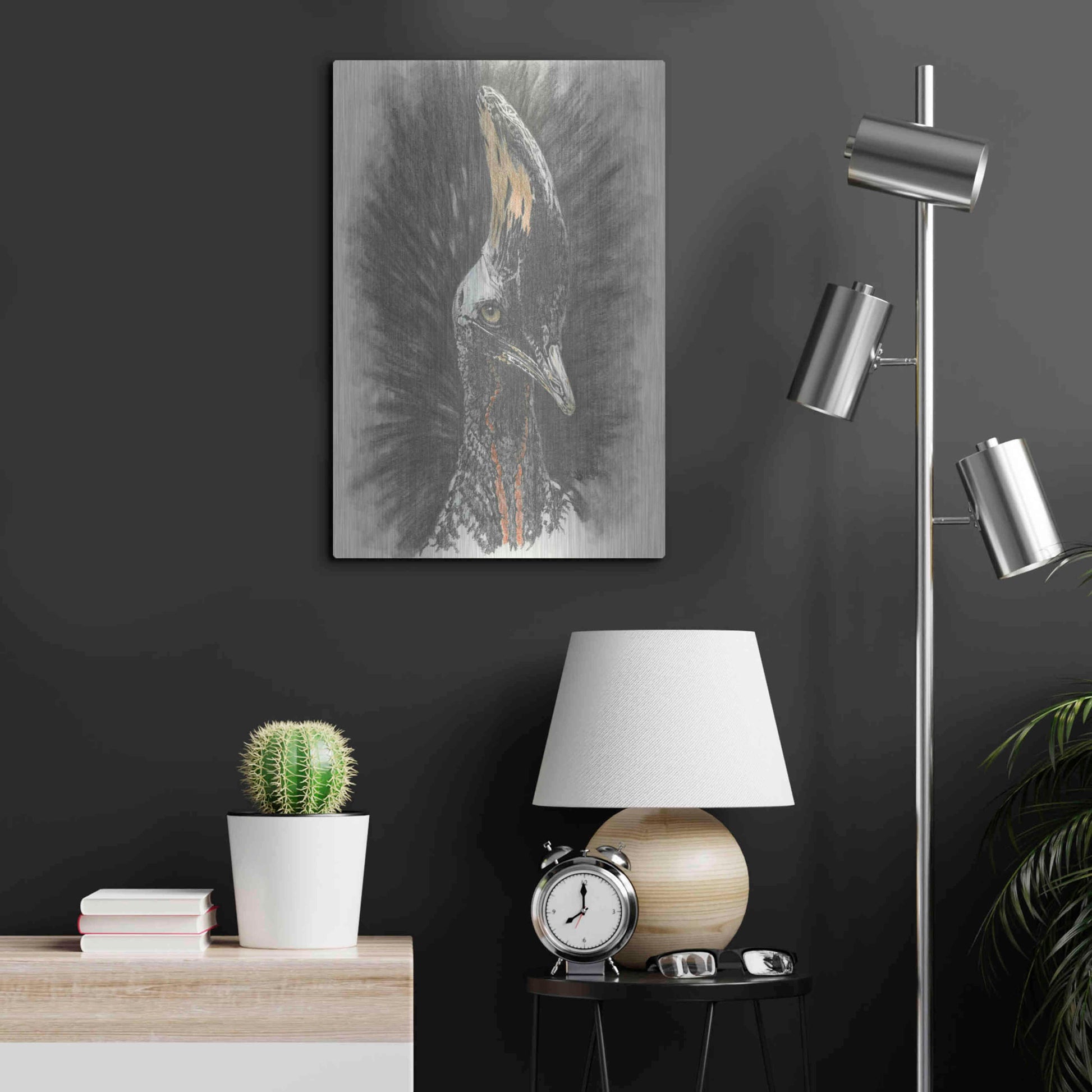 Luxe Metal Art 'Marvelous, Simply Marvelous' by Barbara Keith, Metal Wall Art,16x24