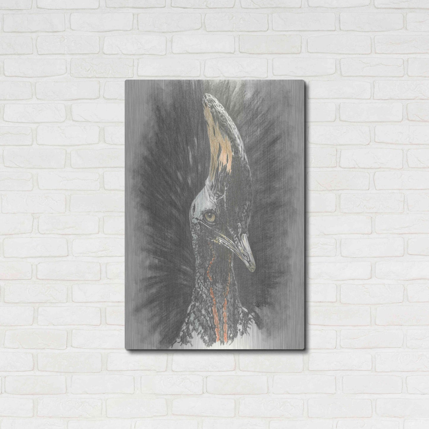 Luxe Metal Art 'Marvelous, Simply Marvelous' by Barbara Keith, Metal Wall Art,24x36