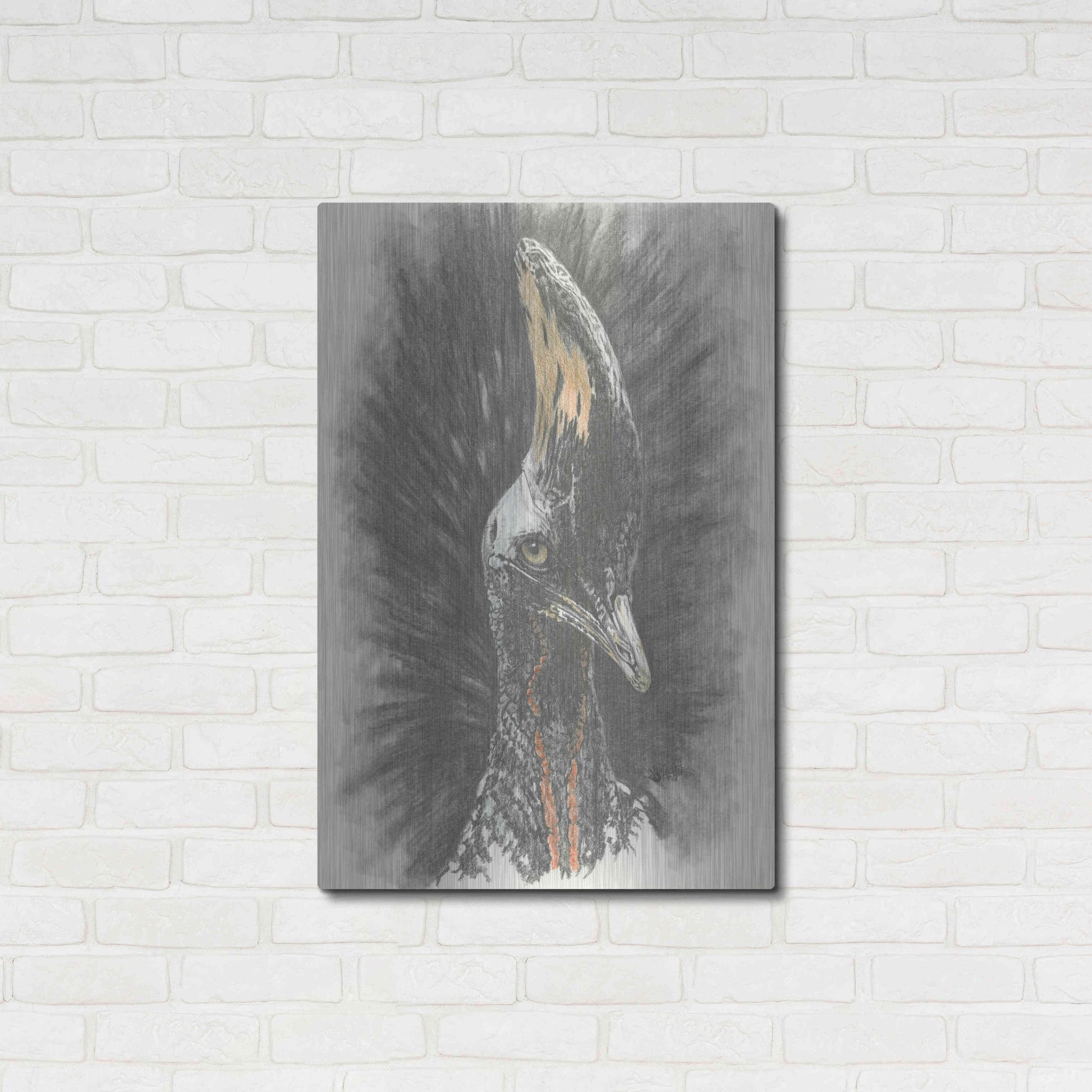 Luxe Metal Art 'Marvelous, Simply Marvelous' by Barbara Keith, Metal Wall Art,24x36