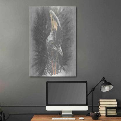 Luxe Metal Art 'Marvelous, Simply Marvelous' by Barbara Keith, Metal Wall Art,24x36