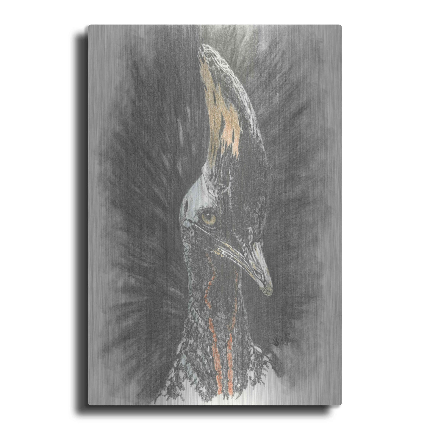 Luxe Metal Art 'Marvelous, Simply Marvelous' by Barbara Keith, Metal Wall Art