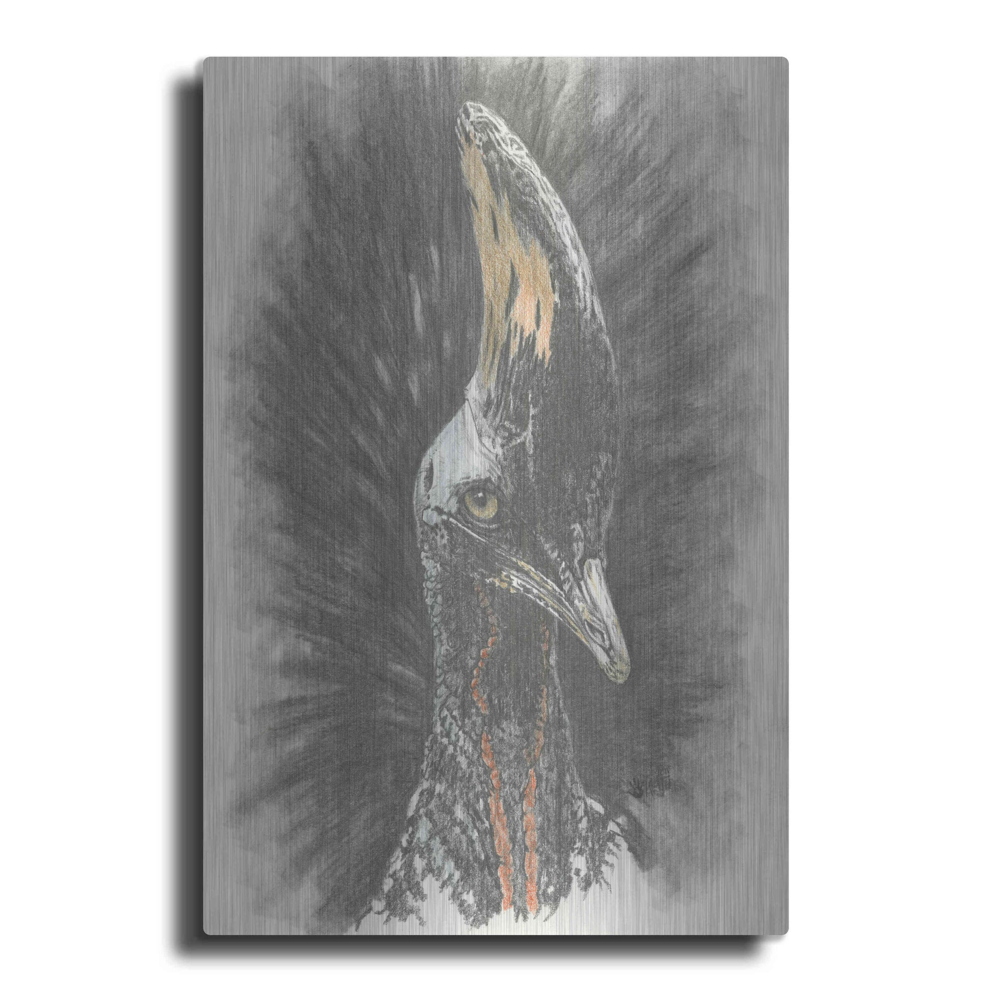 Luxe Metal Art 'Marvelous, Simply Marvelous' by Barbara Keith, Metal Wall Art