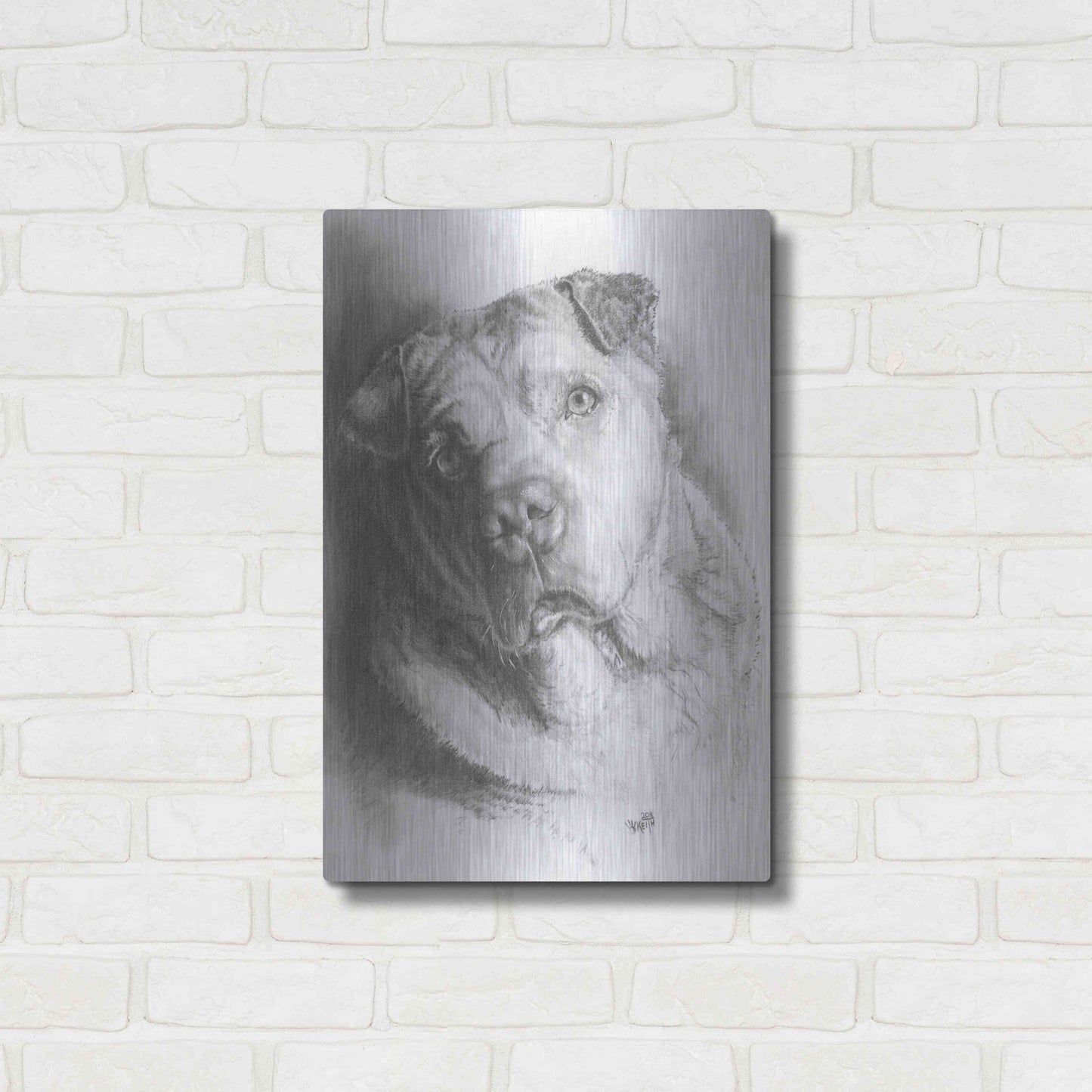 Luxe Metal Art 'Ori-Pei' by Barbara Keith, Metal Wall Art,16x24