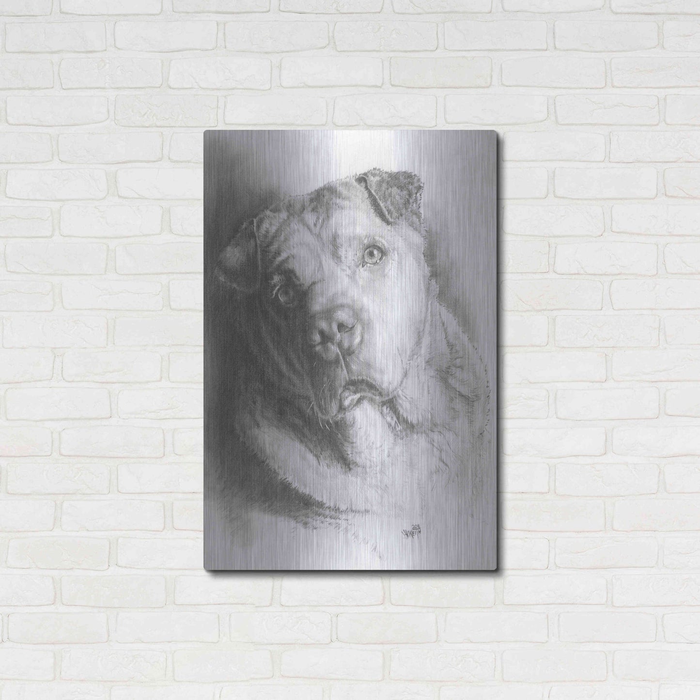 Luxe Metal Art 'Ori-Pei' by Barbara Keith, Metal Wall Art,24x36