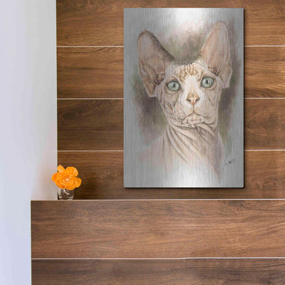 Luxe Metal Art 'Sphinx' by Barbara Keith, Metal Wall Art,12x16