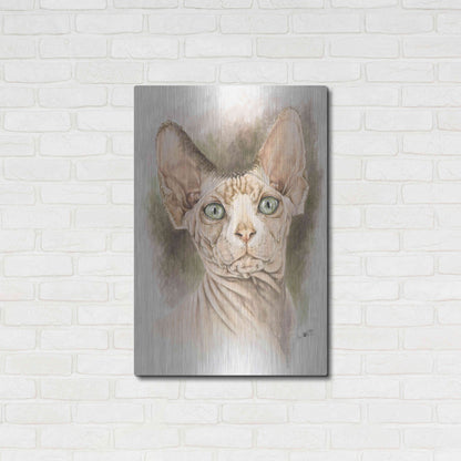 Luxe Metal Art 'Sphinx' by Barbara Keith, Metal Wall Art,24x36