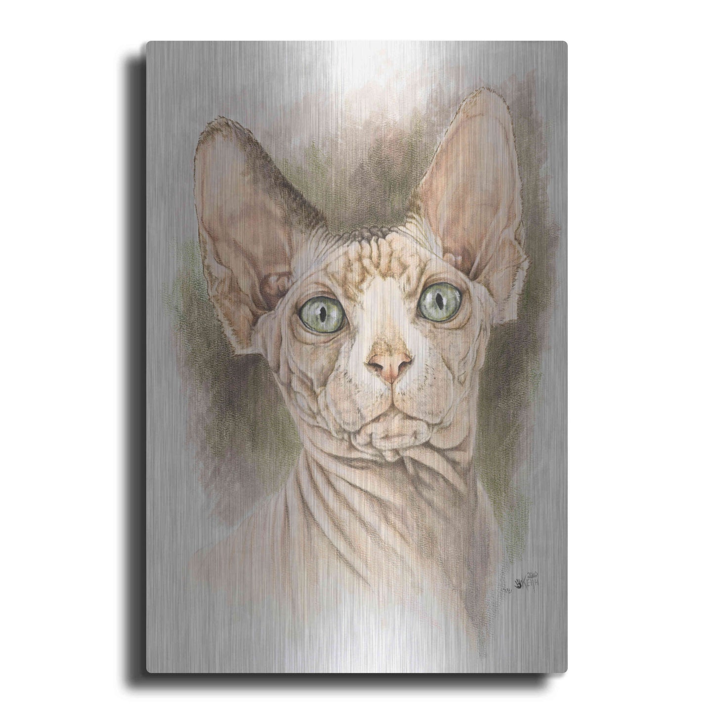 Luxe Metal Art 'Sphinx' by Barbara Keith, Metal Wall Art