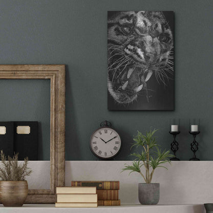Luxe Metal Art 'Temper' by Barbara Keith, Metal Wall Art,12x16