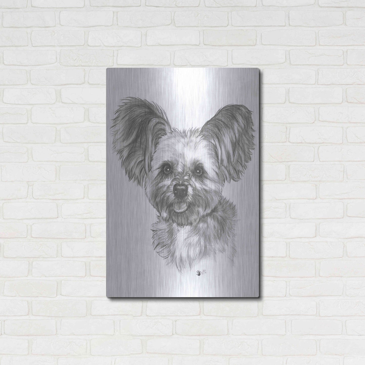 Luxe Metal Art 'Chion' by Barbara Keith, Metal Wall Art,24x36