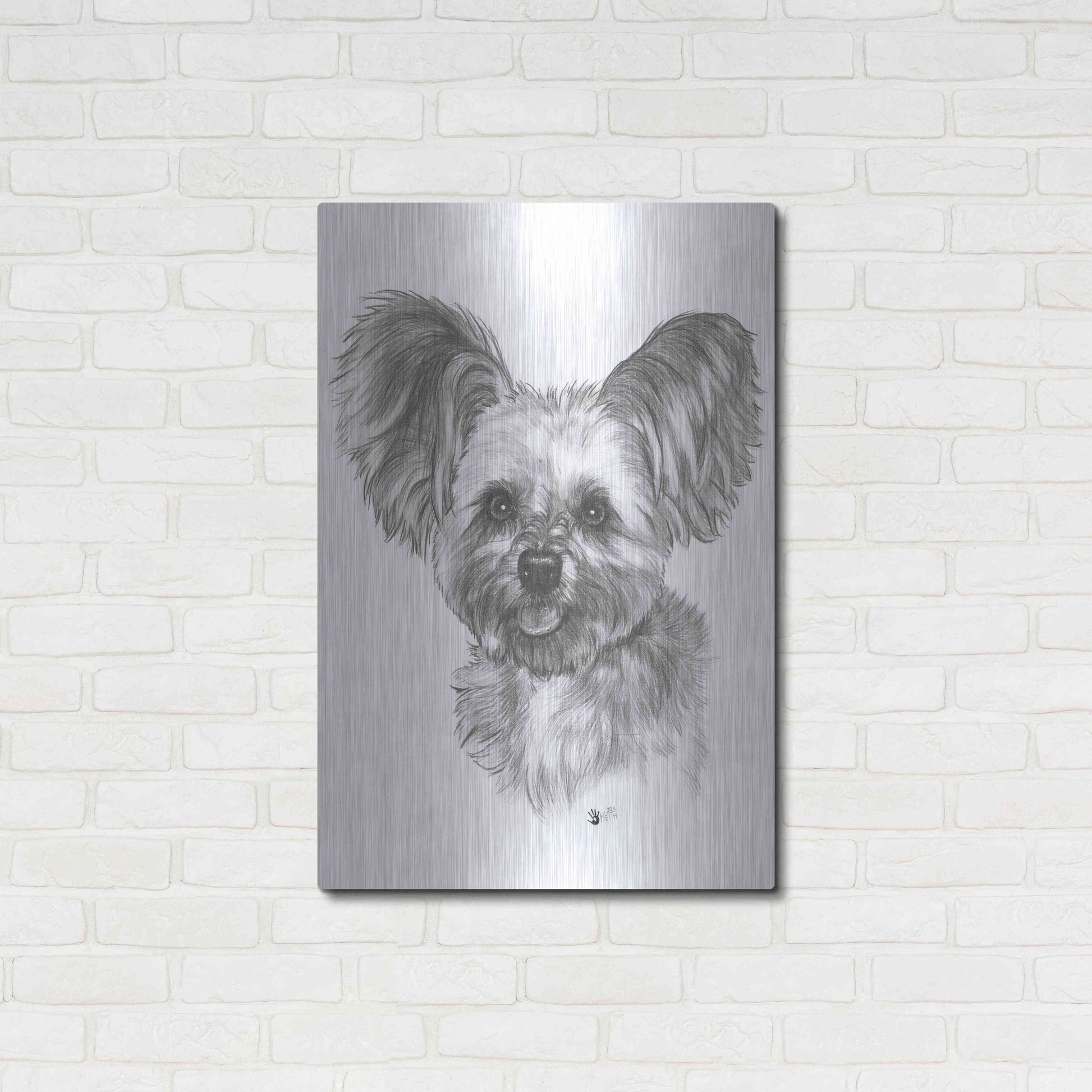 Luxe Metal Art 'Chion' by Barbara Keith, Metal Wall Art,24x36