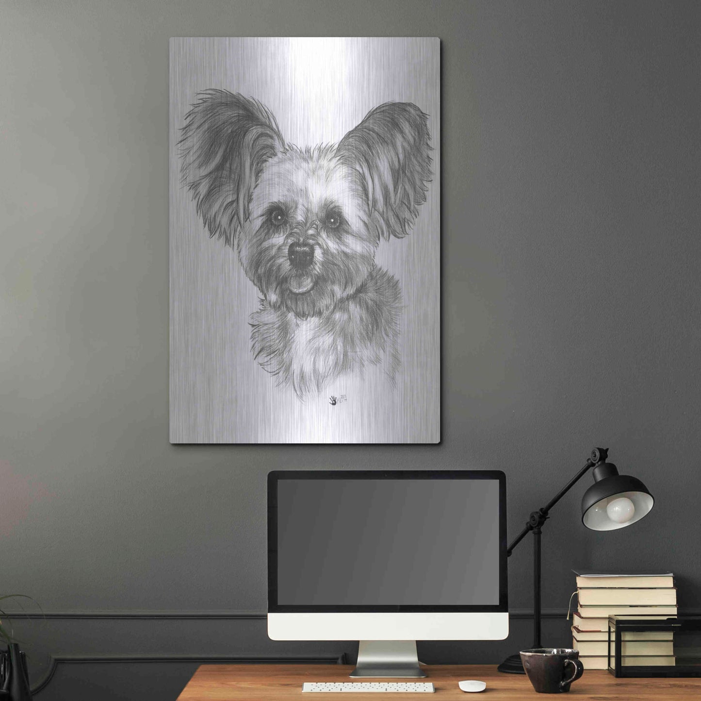 Luxe Metal Art 'Chion' by Barbara Keith, Metal Wall Art,24x36