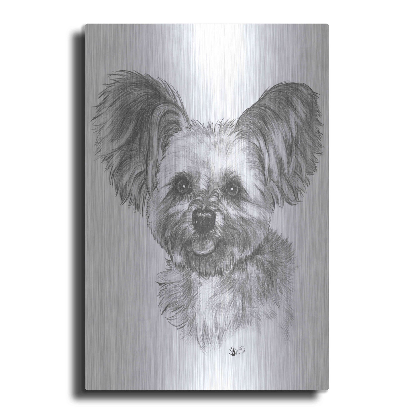 Luxe Metal Art 'Chion' by Barbara Keith, Metal Wall Art